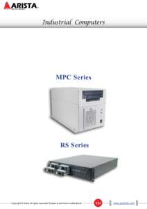 Industrial Computers  MPC Series RS Series