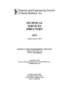 Science and Engineering Council of Santa Barbara