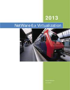2013 NetWare 6.x Virtualization