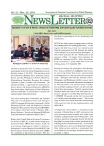 NEWSLETTER32  NoDec. 25, 2003 International Steering Committee for Global Mapping