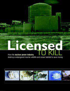 Licensed TO KILL How the nuclear power industry