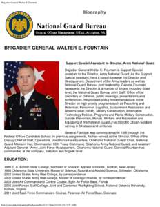 Brigadier General Walter E. Fountain