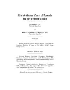 United States Court of Appeals for the Federal Circuit ______________________ INEOS USA LLC, Plaintiff-Appellant v.