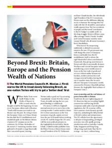 brexit  political environment Beyond Brexit: Britain, Europe and the Pension