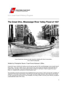 The Great Ohio & MIssissippi River Valley Flood of 1937
