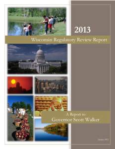 Page |Wisconsin Regulatory Review Report  A Report to