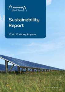 Sustainability Report 2014 | Enduring Progress Karadzhalovo PV IPP, Bulgaria Sustainability Report 2014