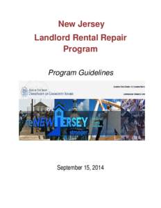 New Jersey                                      Landlord Rental Repair Program