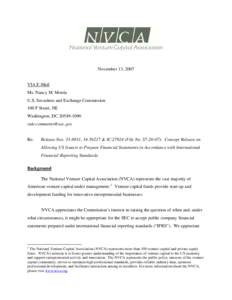 OUTLINE OF POSSIBLE COMMENT LETTER TO SEC REGARDING SMALL BUSINESS ADVISORY COMMITTEE REPORT EXPOSURE DRAFT