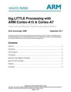 A15 / Cerebral cortex / A7 / Tegra / ARM Cortex-A8 / Primary auditory cortex / ARM architecture / Computer architecture / ARM Cortex-A15 MPCore