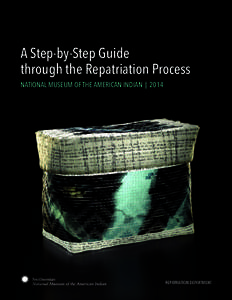 A Step-by-Step Guide through the Repatriation Process National Museum of the American Indian | 2014 Repatriation Department