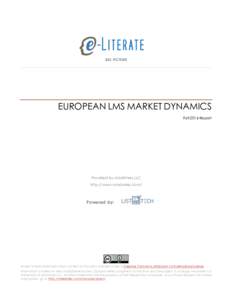 Microsoft Word - European LMS Market Dynamics - Fall 2016 copy.docx
