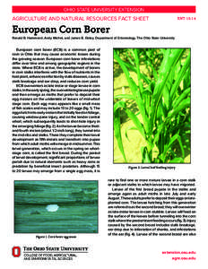 OHIO STATE UNIVERSITY EXTENSION  AGRICULTURE AND NATURAL RESOURCES FACT SHEET ENT-15-14
