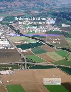 DRAFT  Hydrologic Model Analysis of Basin Management Plan Alternatives Revised July 2013