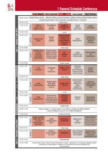 1 General Schedule Conference Franz Stephan Marie Antoinette  Sisi