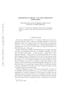 Geometric group theory / Homotopy theory / Amenable group / Covering space / Orbifold