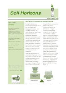 Soil Horizons Issue 10 March 2004