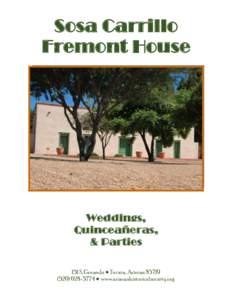 Sosa Carrillo Fremont House Weddings, Quinceañeras, & Parties