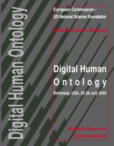 Digital Human Ontology  European Commission US National Science Foundation Strategic Research Workshop  Digital Human