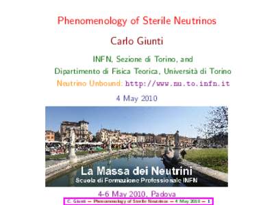 Phenomenology of Sterile Neutrinos-0.5cm