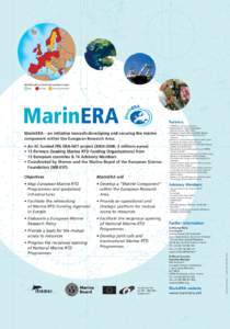 MarinERA partners and the EEZ coverage in Europe Partners Incoming members  MarinERA