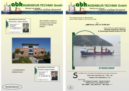 INGENIEUR-TECHNIK GmbH WERNER HESSE -GENERAL MANAGERNesserlander StrEmden GERMANY Tel. +13 Fax +26