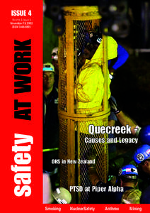ISSUE 4  safety AT WORK Volume 4 Issue 4 November 19, 2002