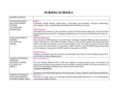 Microsoft Word - Nursing schools.doc
