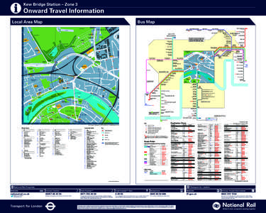 i  Kew Bridge Station – Zone 3 Onward Travel Information Buses