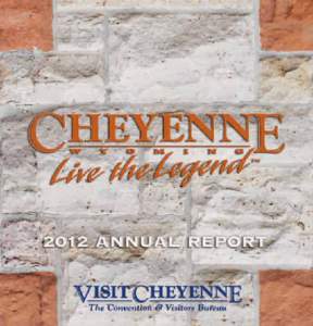 V ISIT CH EY EN N E OV ERV IEW  Visit Cheyenne Audited Financials – Fiscal YearJulyJune 2012)