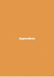 Appendices  APPE N DIX 1 Appendix I: