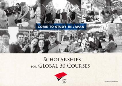 List of Scholarship Offered by Global 30 Member Universities No Tohoku University University of Tsukuba