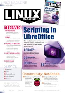 Linux Magazine April 2013 News  Scripting in