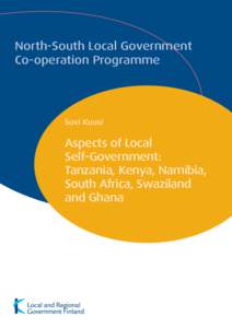 Aspects of Local Self-Government: Tanzania, Kenya, Namibia, South Africa, Swaziland and Ghana