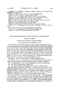 VOL. 50, 1963  MATHEMATICS: P. J. COHEN 1143