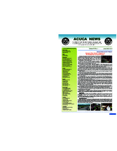 January-MarchACUCA NEWS Mirriam College, The Philippines ACUCA NEWS is published four times a year by the Secretariat of ACUCA. It Miriam College expands horizons