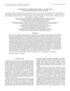 The Astrophysical Journal, 779:69 (13pp), 2013 December 10  C[removed]doi:[removed]637X[removed]