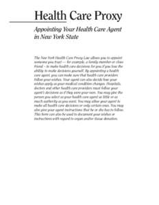 #1430/Health Care Proxy 2
