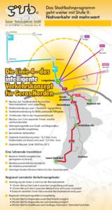 Das Stadtbahnprogramm geht weiter mit Stufe II: Nahverkehr mit mehr.wert Eisenberg Regionalbus