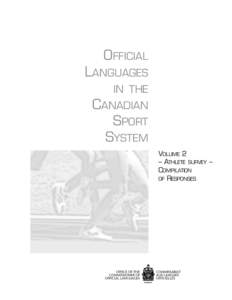OFFICIAL LANGUAGES IN THE CANADIAN SPORT
