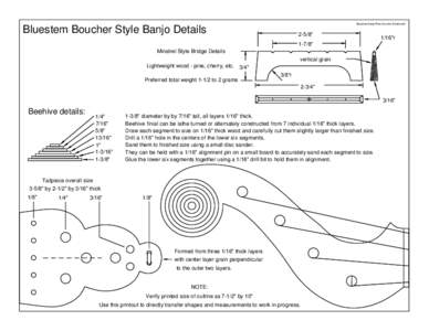 Bluestem Banjo Plan Boucher Details.dcd  Bluestem Boucher Style Banjo Details 2-5/8
