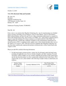 IHCTOA Unauthorized Martketing Letter Magellan