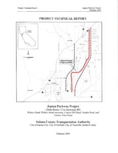 Project Teclmical Report  Jepson Parkway Project February[removed]PROJECT TECHNICAL REPORT