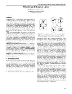 Computer Graphics Proceedings, Annual Conference Series, 1998  A Distributed 3D Graphics Library