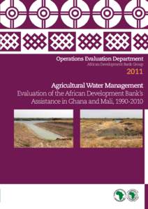 Operations Evaluation Department African Development Bank GroupELOPME