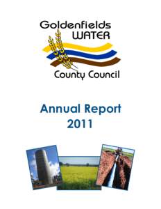 Annual Report 2011 Contents General Manager’s Report .........................................................................................4 Councillors..............................................................