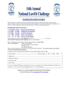 NATIONAL LAWFIT CHALLENGE