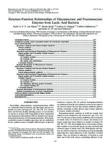 MICROBIOLOGY AND MOLECULAR BIOLOGY REVIEWS, Mar. 2006, p. 157–[removed]/$08.00ϩ0 doi:[removed]MMBR[removed]–[removed]Copyright © 2006, American Society for Microbiology. All Rights Reserved.