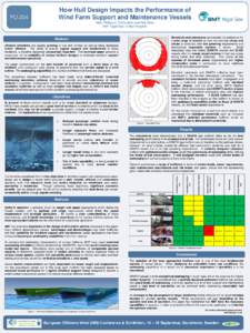 PO.204  How Hull Design Impacts the Performance of Wind Farm Support and Maintenance Vessels Mark Willbourn, Ed Dudson and Rob Sime BMT Nigel Gee, United Kingdom
