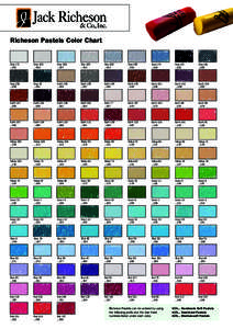 richeson Pastels color chart  richeson Pastels color chart Grey